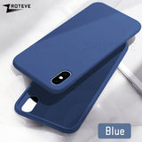 ZROTEVE Cover For iPhone X XS Max Case Luxury Liquid Silicone For Apple iPhone XR Case Smooth Cover For iPhone X S Max Cases - app80