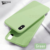 ZROTEVE Cover For iPhone X XS Max Case Luxury Liquid Silicone For Apple iPhone XR Case Smooth Cover For iPhone X S Max Cases - app80