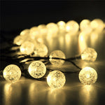 1 set LED Lantern Solar Light String 50m 500 Light Bubble Ball Outdoor Waterproof Light Garden Decoration Light