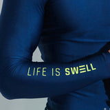 Men's SPF30 UV Sun Protection Quick Dry Long Sleeve Diving Surfing Solid Colored / Stretchy