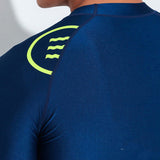 Men's SPF30 UV Sun Protection Quick Dry Long Sleeve Diving Surfing Solid Colored / Stretchy