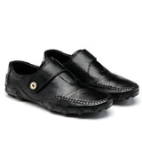 Men's Leather Shoes Leather / Cowhide Fall / Spring & Summer Classic / Casual Oxfords Breathable Black / Brown
