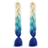 Braiding Hair Afro / Crochet Jumbo 100% kanekalon hair / Kanekalon 2pcs / pack Hair Braids Long Ombre Braiding Hair