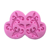 Cake Border Silicone Mold Flower Vine Fondant Tools Chocolate Baking Moulds