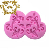 Cake Border Silicone Mold Flower Vine Fondant Tools Chocolate Baking Moulds