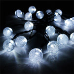 1 set LED Lantern Solar Light String 50m 500 Light Bubble Ball Outdoor Waterproof Light Garden Decoration Light