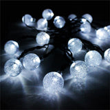 1 set LED Lantern Solar Light String 50m 500 Light Bubble Ball Outdoor Waterproof Light Garden Decoration Light
