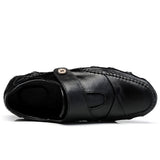 Men's Leather Shoes Leather / Cowhide Fall / Spring & Summer Classic / Casual Oxfords Breathable Black / Brown