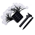 1 set LED Lantern Solar Light String 50m 500 Light Bubble Ball Outdoor Waterproof Light Garden Decoration Light
