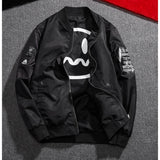 MEN'S DAILY BASIC FALL REGULAR JACKET, SOLID COLORED / GEOMETRIC STAND LONG SLEEVE POLYESTER BLUE / BLACK / ARMY GREEN XXL / XXXL / XXXXL
