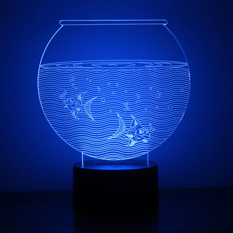 1pc 3D Nightlight USB Powered with USB Port