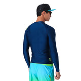 Men's SPF30 UV Sun Protection Quick Dry Long Sleeve Diving Surfing Solid Colored / Stretchy