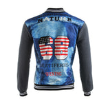 Men's Sports Street chic Long Sleeve Sweatshirt - Color Block / 3D Print Patchwork Dark Gray / Spring / Fall / Winter