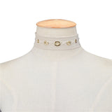 Women's Choker Necklace Single Strand Personalized Basic Simple Style Fashion Fabric Beige Gray Brown Necklace Jewelry For Party Special Occasion Daily Casual