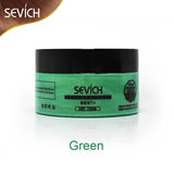 temporary hair color wax men diy mud One-time Molding Paste Dye cream hair gel for hair coloring styling silver grey