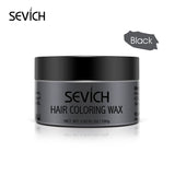 temporary hair color wax men diy mud One-time Molding Paste Dye cream hair gel for hair coloring styling silver grey