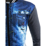Men's Sports Street chic Long Sleeve Sweatshirt - Color Block / 3D Print Patchwork Dark Gray / Spring / Fall / Winter