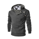 Herrn Übergrössen Sport Aktiv / Grundlegend Langarm Ständer Kapuzenshirt Solide / Frühling / Herbst / Winter - app80