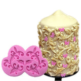 Cake Border Silicone Mold Flower Vine Fondant Tools Chocolate Baking Moulds