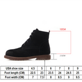women shoes 2019 spring genuine leather Female Martin boots  suede women booties  British lace retro trend women naked boots