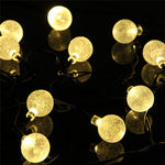 1 set LED Lantern Solar Light String 50m 500 Light Bubble Ball Outdoor Waterproof Light Garden Decoration Light