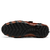 Men's Leather Shoes Leather / Cowhide Fall / Spring & Summer Classic / Casual Oxfords Breathable Black / Brown