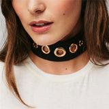 Women's Choker Necklace Single Strand Personalized Basic Simple Style Fashion Fabric Beige Gray Brown Necklace Jewelry For Party Special Occasion Daily Casual